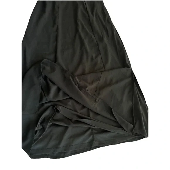 Maxi Dress M Romantic Whimsigoth Boho Dark Fairy Grunge Witchy Convertible Flowy - Picture 12 of 15